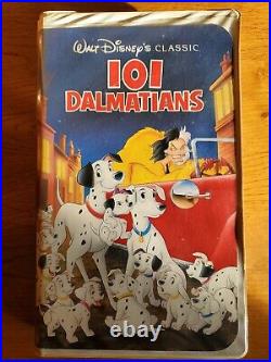 101 Dalmatians Black Diamond Classics Walt Disney VHS 1263 RARE Vintage