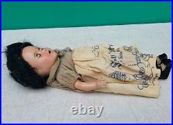 1930s Walt Disney SNOW WHITE Shirley Temple IDEAL 13 Composition Doll
