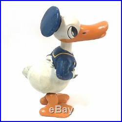 1940s WALT DISNEY ENTERPRISES Donald Duck Wind Up Toy Large Vtg