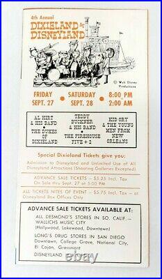 1963 Disneyland Enchanted Tiki Room Premiere Brochure Vintage 1960s Disney MINT