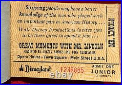1970 Disneyland JUNIOR A B C D E Ticket Book SUPER VINTAGE SALE EX NM Tickets S2