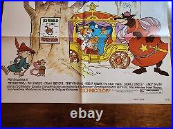 1973 Vintage Walt Disney Robin Hood Movie Poster