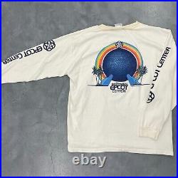 1982 Walt Disney World Epcot Center Shirt Vintage Longsleeve M L