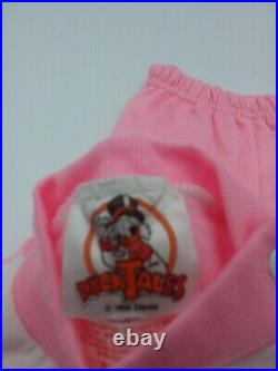 1986 Vintage Walt Disney Duck Tales Infant Girls Activewear Set Outfit 18 Months