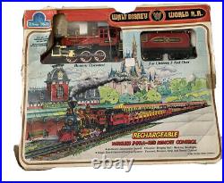 1988 Rare Vintage Walt Disney Railroad Train Set New In Box