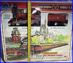 1988 Walt Disney World R. R. Train Set New Bright Original Box Vintage