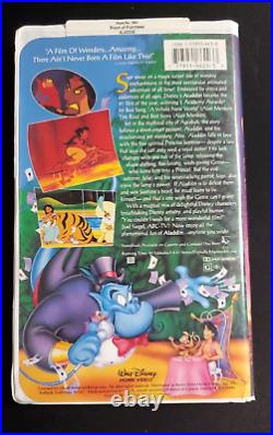 1992 Aladdin Walt Disney Classic Black Diamond Vintage Genuine Single VHS Tape