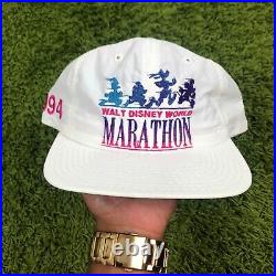 1994 Vintage Walt Disney World Marathon Mickey Shirt Snapback Hat 90s Nike Style