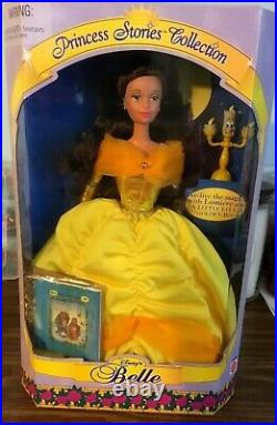 1997 Walt Disney Mattel Princess Stories Collection Complete Set Of 5 Barbie