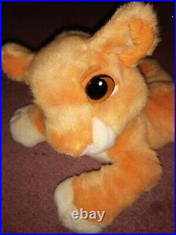 1998 Mattel Disney The Lion King Simba's Pride KIARA PURRING Soft Plush Toy