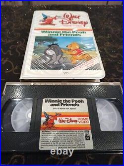 6 = Vintage Walt Disney Home Video VHS White Collectible Clamshell