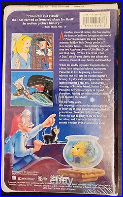 6 Vintage Walt Disney VHS Lot. RARE Black Diamond Sealed