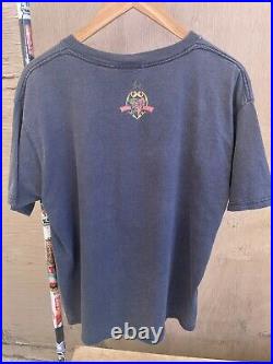 90s Vintage Disney World Villains Cruella de Vil Scar Chernabog T-Shirt L 22x27