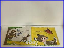 A Golden Cloth Book Walt Disney's Bambi's Forest Friends 1982 Walt Disney Prod