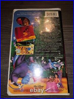 Aladdin Walt Disney VHS Video 1993 Black Diamond #1662 Very Rare Vintage TESTED