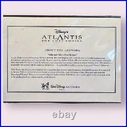 Autographed Vintage Walt Disney Art Classic Litho of Atlantis The Lost Empire