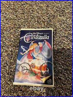 Cinderella Walt Disney Classic VHS Black Diamond Vintage