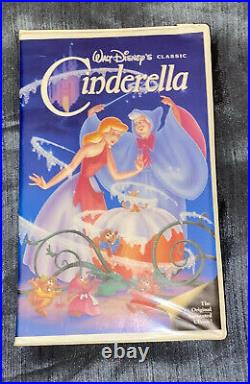 Cinderella Walt Disney Classic VHS Black Diamond Vintage A Must Have