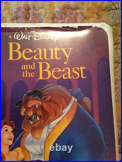 Classic Beauty and the Beast VHS 1992 Walt Disney's Black Diamond Rare VTG 92