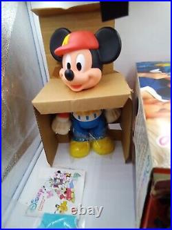 Clean Fun Mickey Mouse 12 Doll Figure Vintage Walt Disney Mattel 1989 Used