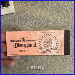DISNEYLAND Bicentennial'76 Set Of Guides Full Adult Ticket book Vintage Disney