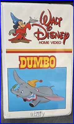 DUMBO Walt Disney Home Video VHS Vintage Original Orange Label Release 1983 RARE