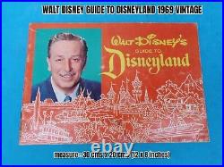 Disneyland Guide Vintage 1963 Walt Disney Front Page Special Collectors