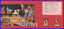 Disneyland It's A Small World 15x26 Custom Framed Print WithVintage Postcard &More