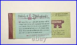 Disneyland Vintage Magic Key Coupon Booklet Lot 1969 & 1975 Walt Disney Mickey