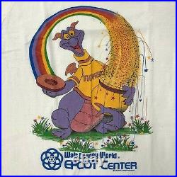 Epcot 80s Vintage Figment Shirt Disney World Size Small Single Stitch 1982 Rare