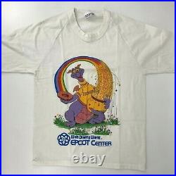 Epcot 80s Vintage Figment Shirt Disney World Size Small Single Stitch 1982 Rare