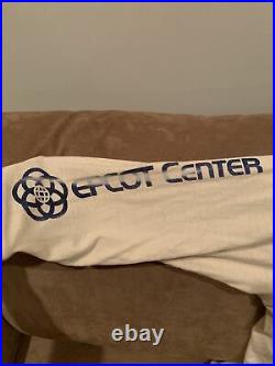 Epcot Center Long Sleeve Large Shirt RARE VINTAGE Disney Spaceship Earth