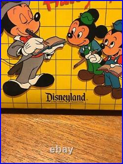 Extremely Rare 1980's Vintage Disney Disneyland Autograph Book Walt Disney Blank