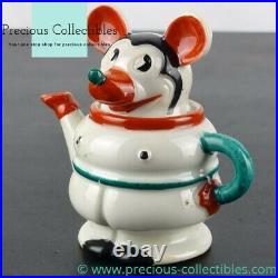 Extremely rare! Antique Mickey Mouse teapot. Walt Disney collectible