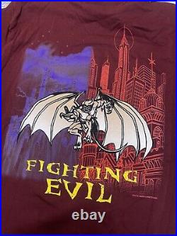 Gargoyles Vintage Tee Shirt Tv Promo 90's Yourh XL Walt Disney Cartoon Men's S/M