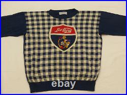 Iceberg Casual Pullover Mickey Mouse Gum Bal Walt Disney Checked Size M Tip Top