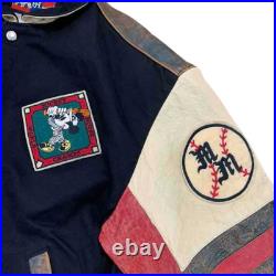 Jeff Hamilton Walt Disney Mickey mouse Switchover Vintage Leather Jacket USED