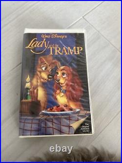 Lady And The Tramp VHS Walt Disney Black Diamond The Classics Vintage RARE