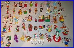 (Lot 524) Walt Disney Large collection of Vintage Christmas Ornaments 1980's