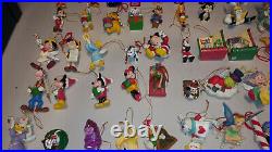 (Lot 524) Walt Disney Large collection of Vintage Christmas Ornaments 1980's