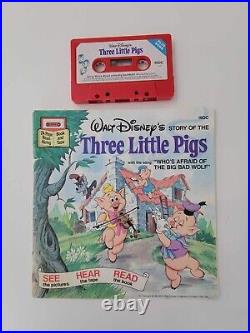 Lot of 18 Vintage Walt Disney Storyteller Read Along Cassette Tapes & Books