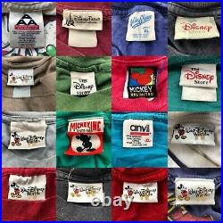 Lot of 50 Vintage 90s Walt Disney Mickey Mouse Graphic T-Shirt 2615