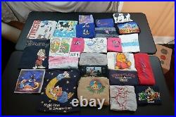 Lot of 50 Wholesale Vintage 90s 00s Walt Disney T Shirts DLOT4