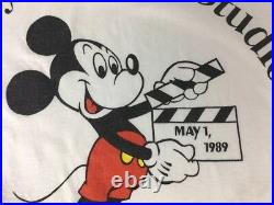 MGM Studios Opening Crew Cast Tee Shirt Walt Disney World Rare Vintage L Large