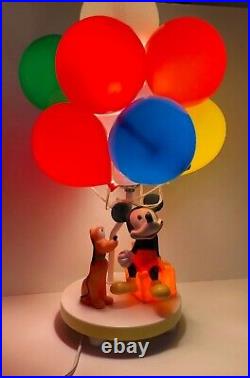 MICKEY MOUSE Vintage BALLOON LAMP Walt Disney Co