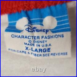 Mickey Mouse Disneyland T Shirt Vintage 80s Walt Disney Made In USA Size XL