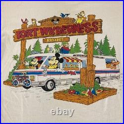 Mickey Mouse Minnie Walt Disney World Fort Wilderness Resort Vintage Size Medium