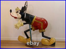 Mickey Mouse Walt Disney Rare Vintage Wood Figure For Carousel Of 1930