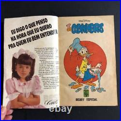 Old Book Vintage Walt Disney Portuguese Cozinheiro Mickey Mouse Donald Duck