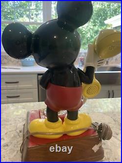 Original 1970s Vintage Mickey Mouse Rotary Telephone Disney Phone NEW IN BOX